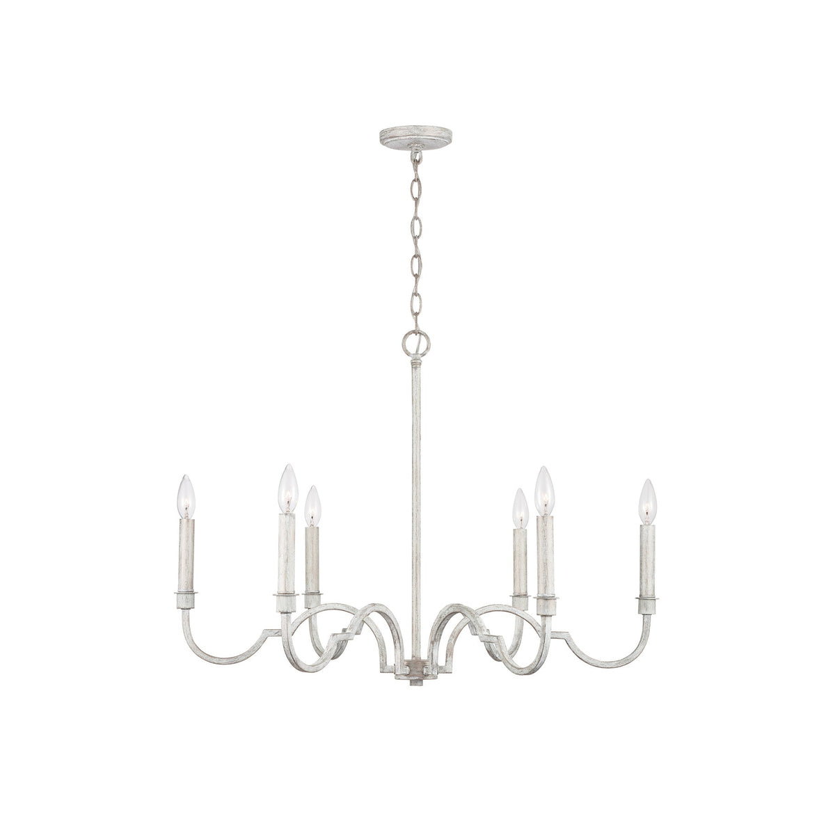 Oval Vintage Industrial Brass Chandelier
