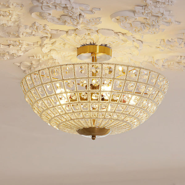Luxelelle Crystal Ceiling Light