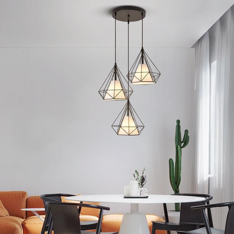 Diamond Cage Pendant Light