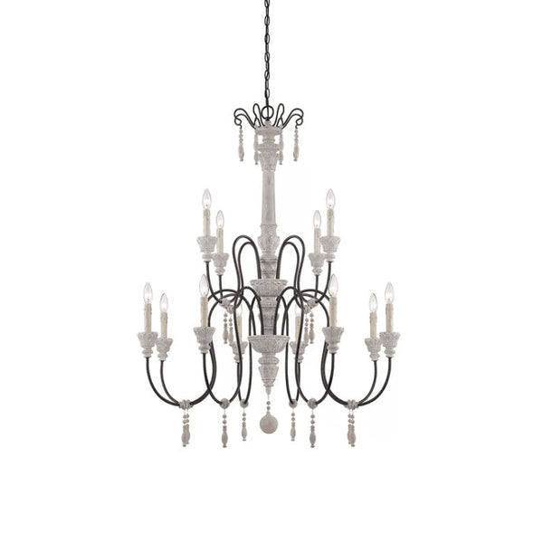 Epoch Postmodern Luxury Wood Chandelier