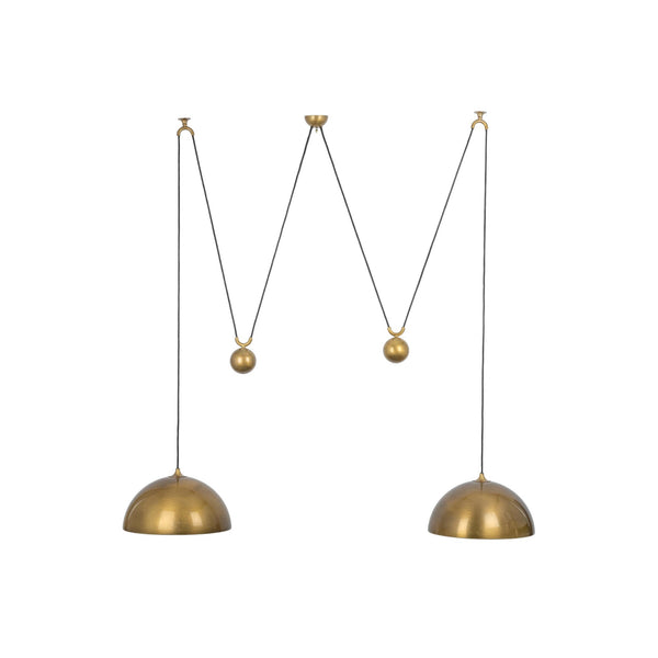 Omen Dome Balance Brass Pendant Lamp