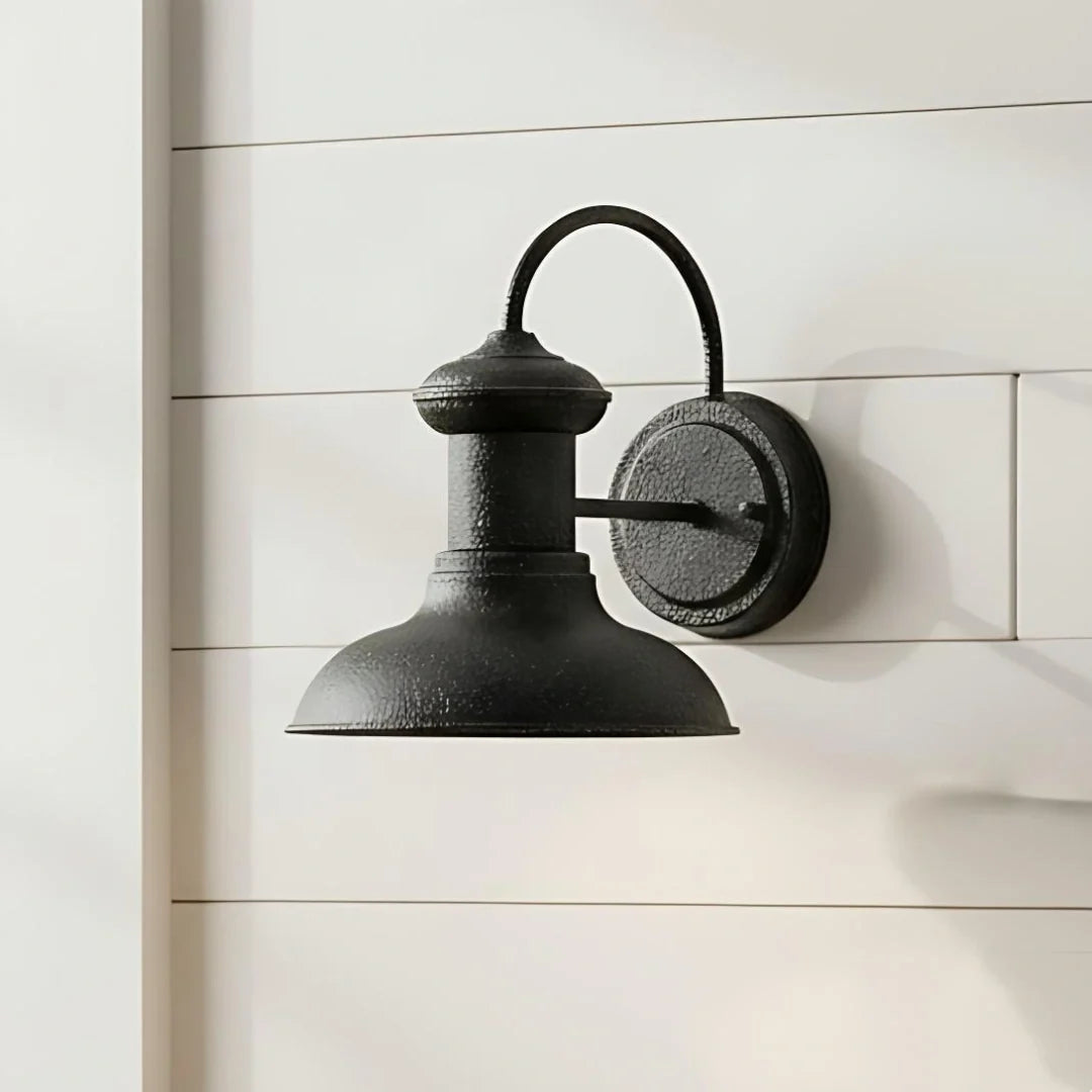 Donna Industrial Dome Metal Wall Sconce