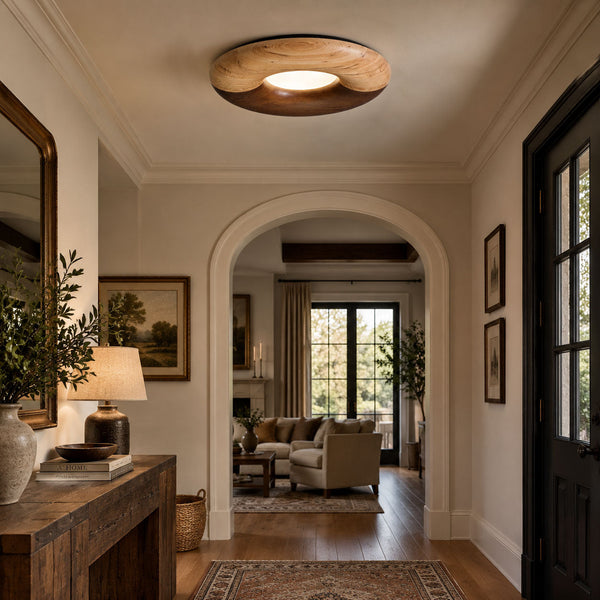 Donut Wood Ceiling Light