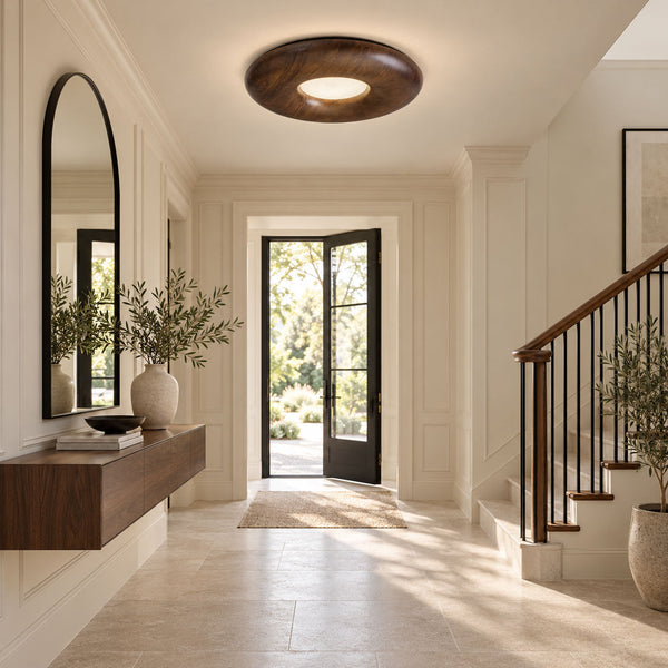 Donut Wood Ceiling Light