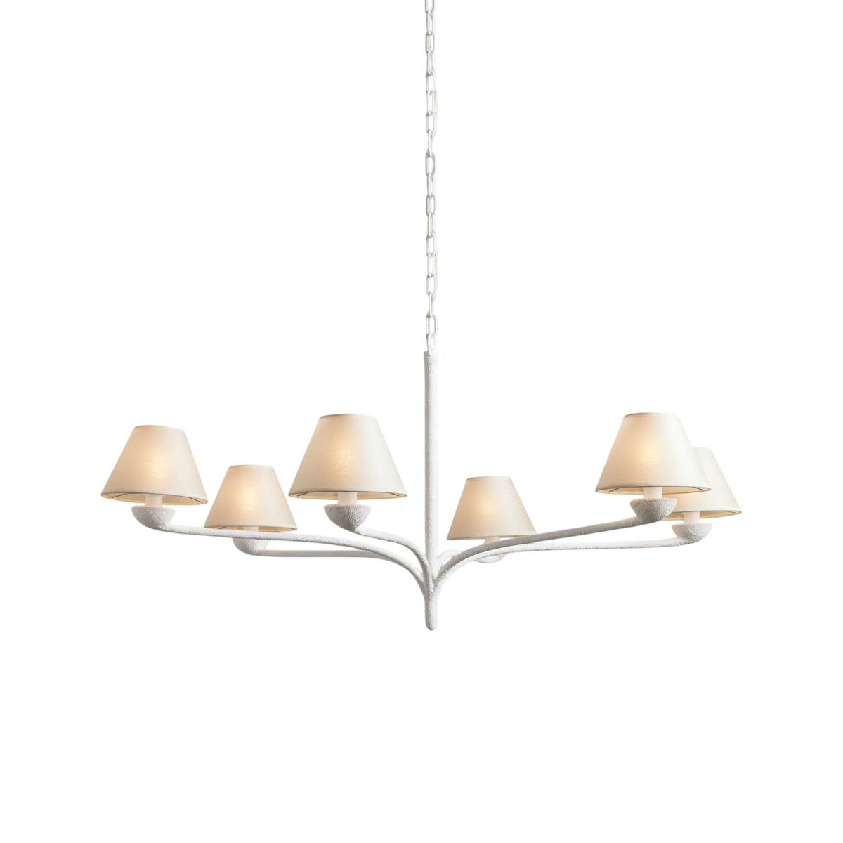 Upturn Elegance Vintage Resin Fabric Chandelier