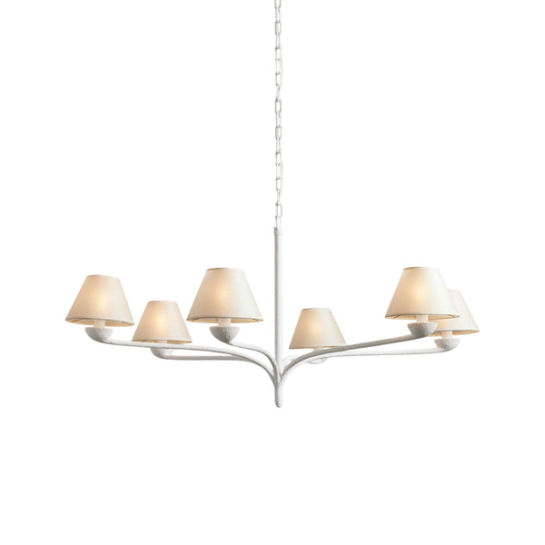 Upturn Elegance Vintage Resin Fabric Chandelier