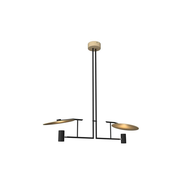 Warp Elegance Linear Wooden Chandelier