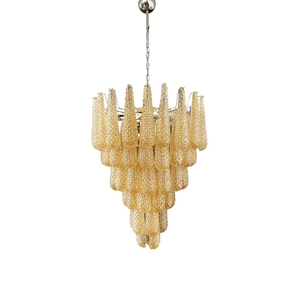 Inset Drop Murano Glass Chandelier