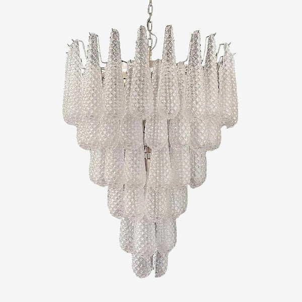 Inset Drop Murano Glass Chandelier