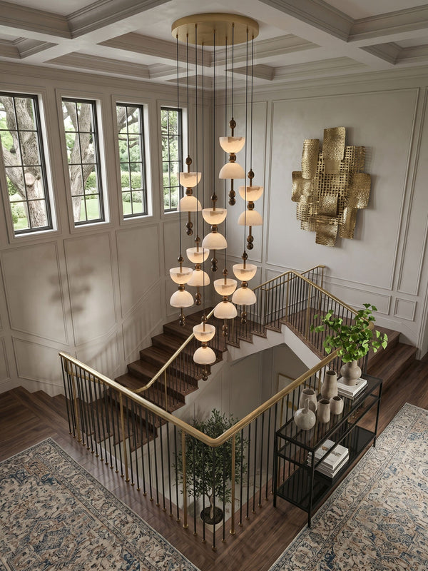 Duo Alabaster Pendant Lamp