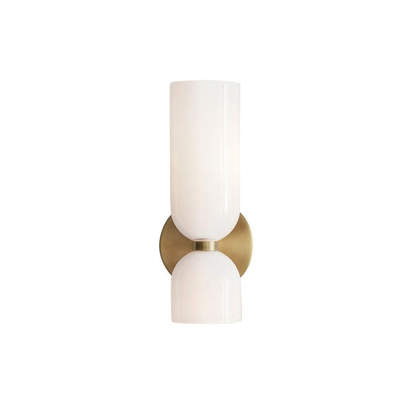 Chime Brass Glass Wall Lamp