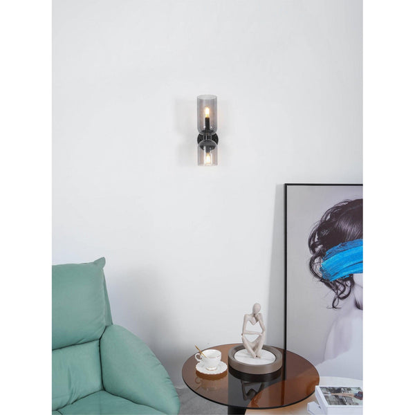 Chime Brass Glass Wall Lamp