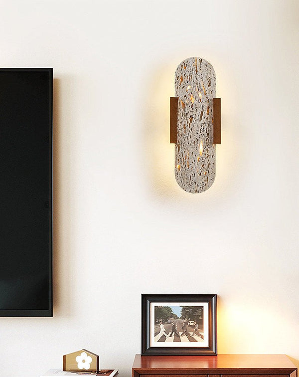 Elara Travertine Wall Light