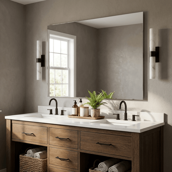 Elaris Alabaster Tube Wall Sconce