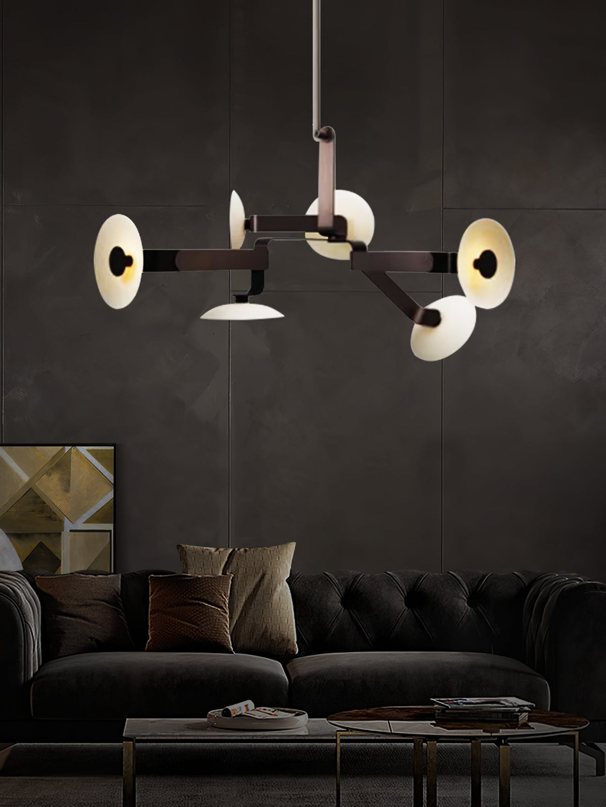 Jade Brown Chandelier