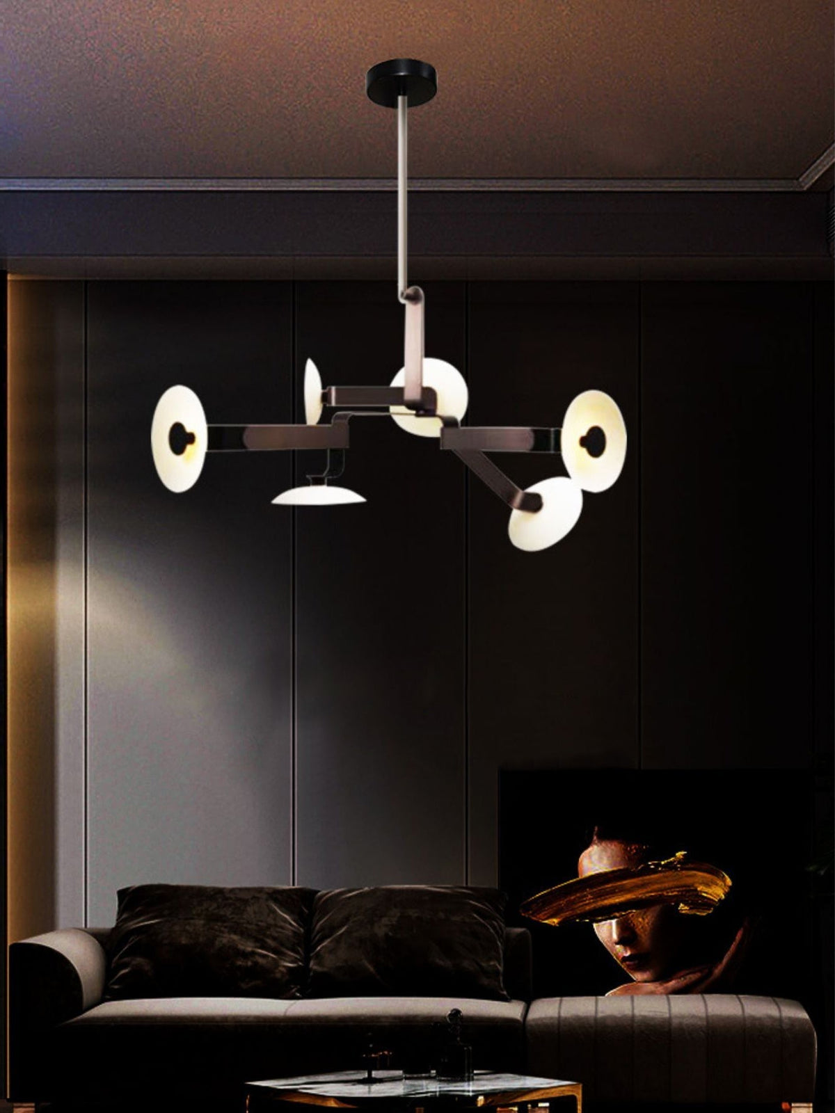 Jade Brown Chandelier