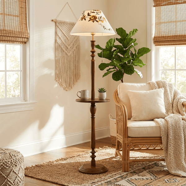 Elowen Bloom Side Floor Lamp