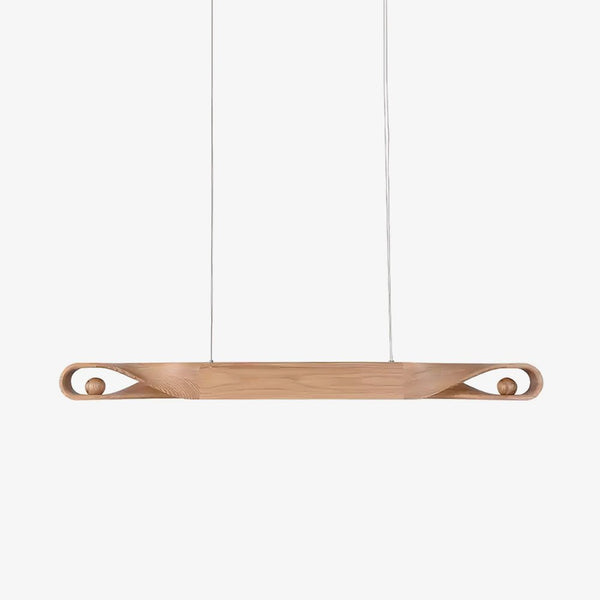 Lemior Pendant Lamp Wood Curved Minimalist