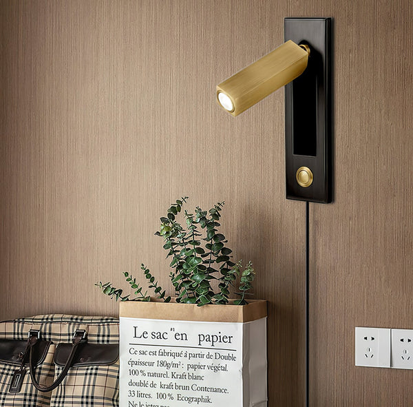 Embedded Bedside Plug-in Sconce