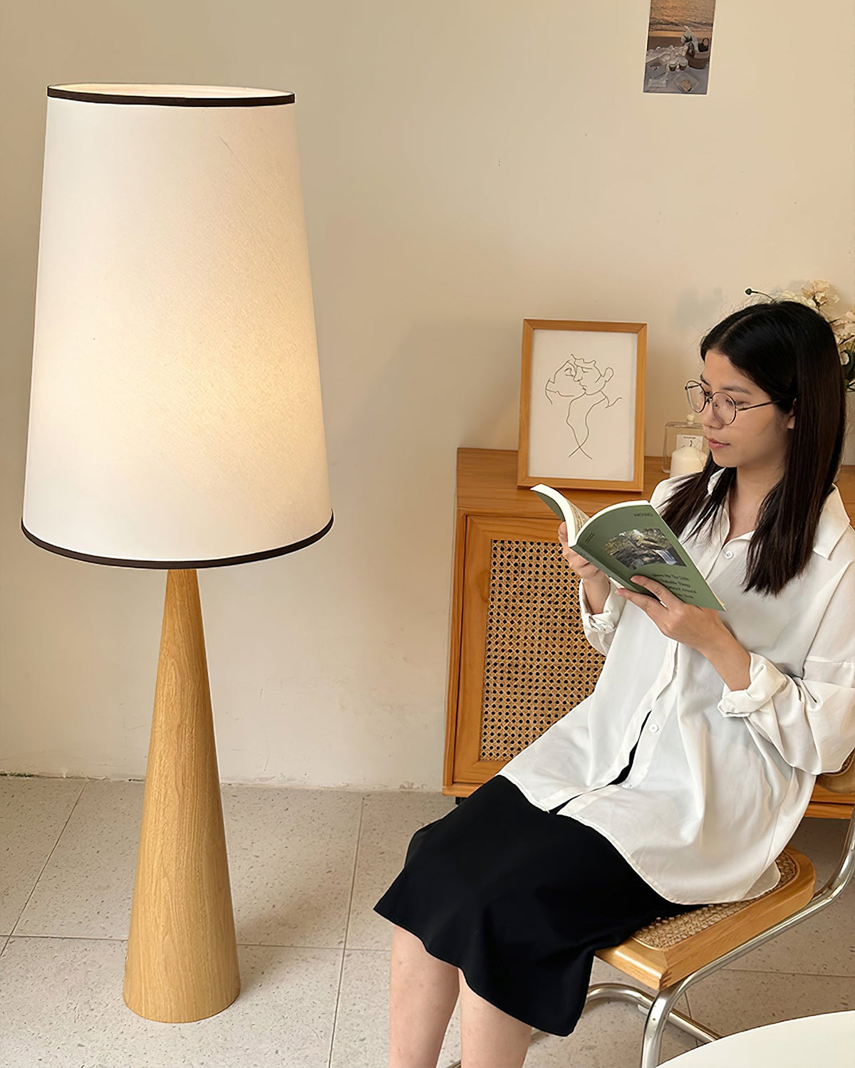 Denar Wabi Sabi Fabric Lamp