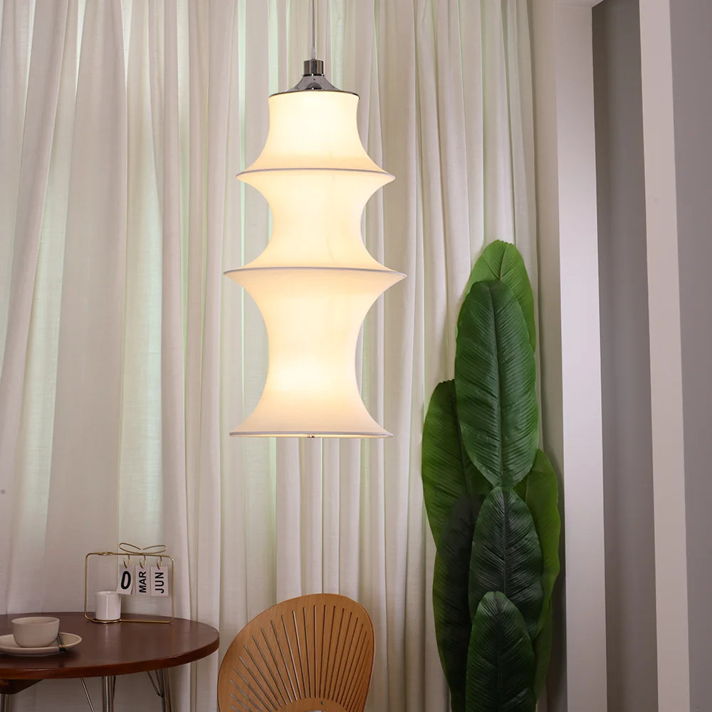 Stretch Fabric Pendant light