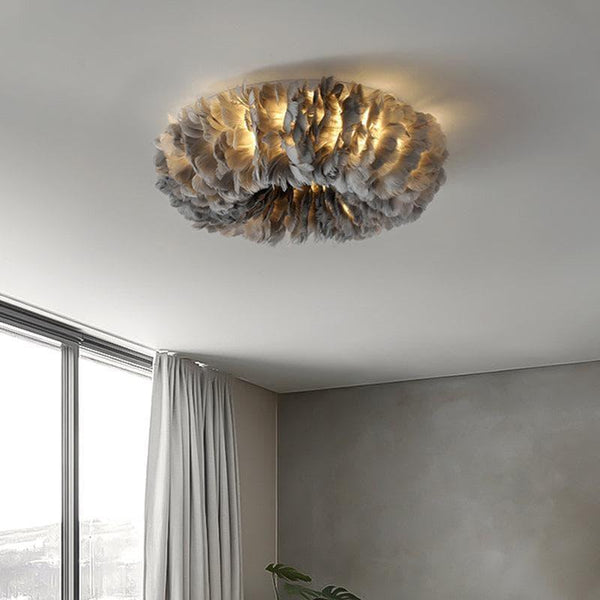Feather Ceiling Lamp