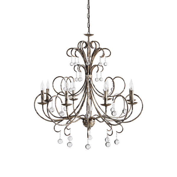 Ermira Postmodern Luxury Glass Crystal Chandelier