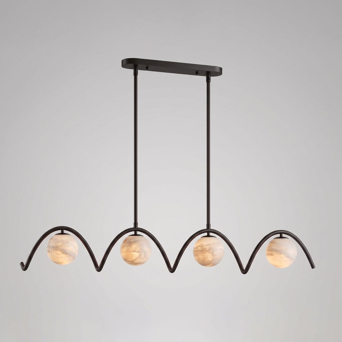 Festoon Alabaster Chandelier
