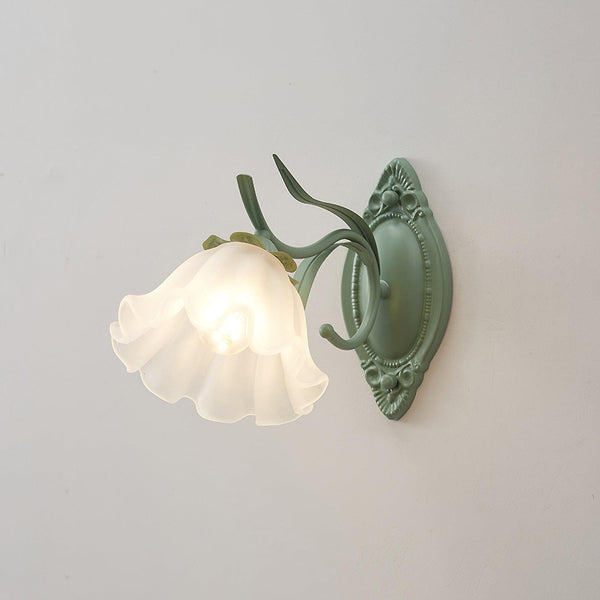 Oly Premium Nordic Art Flared Glass Wall Light