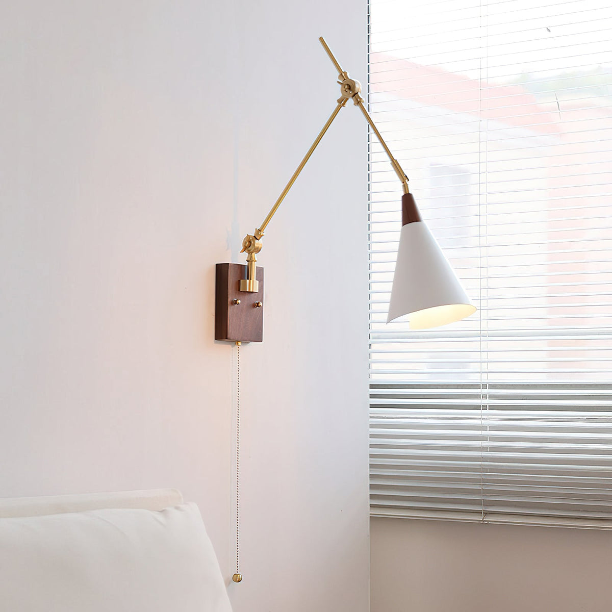 Laurent Swing Arm Wall Lamp