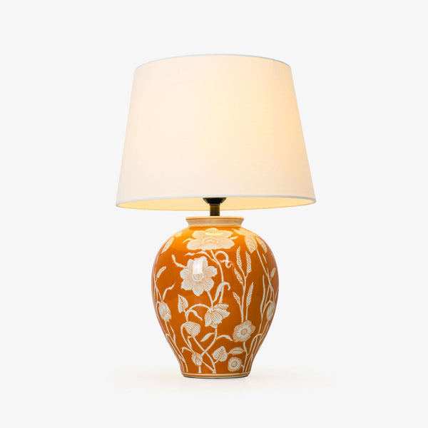Floral Ceramic Table Lamp