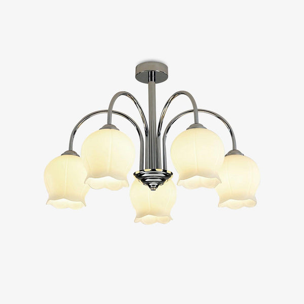 Floral Glass Chandelier