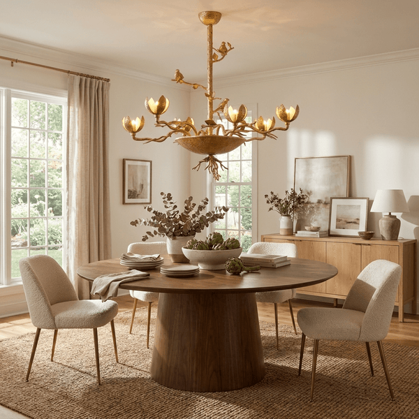Floral Long Branch Chandelier