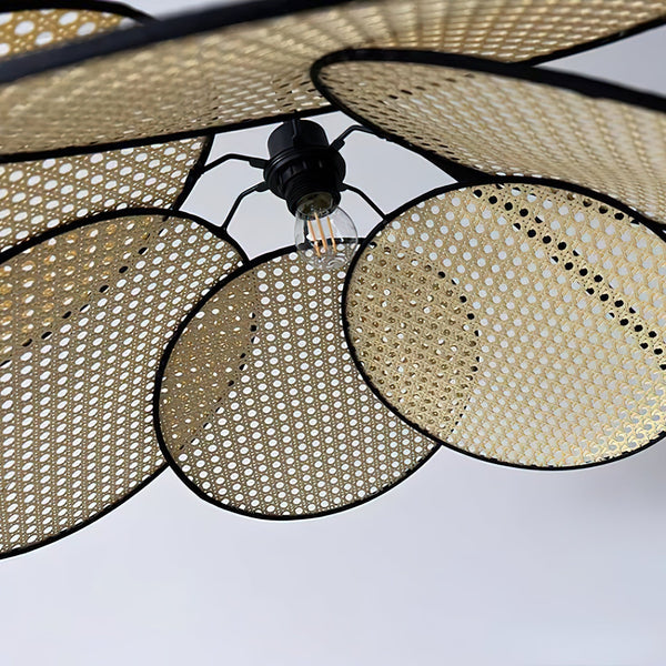 Ulrinel Nordic Hand-woven Bamboo Chandelier