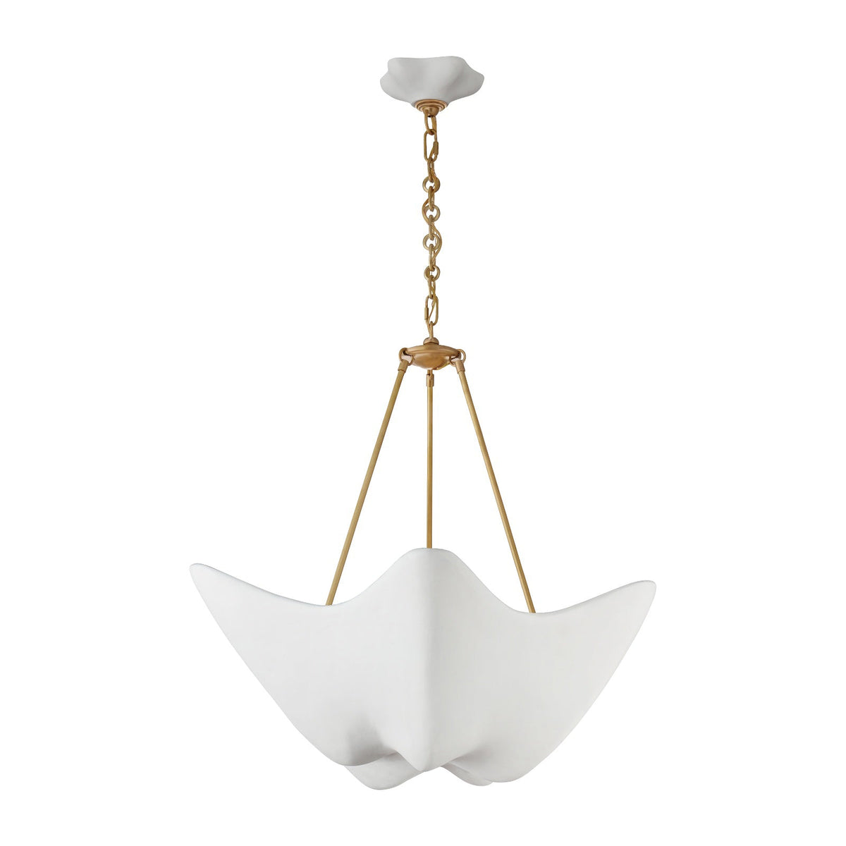 Flowing Plaster Chandelier