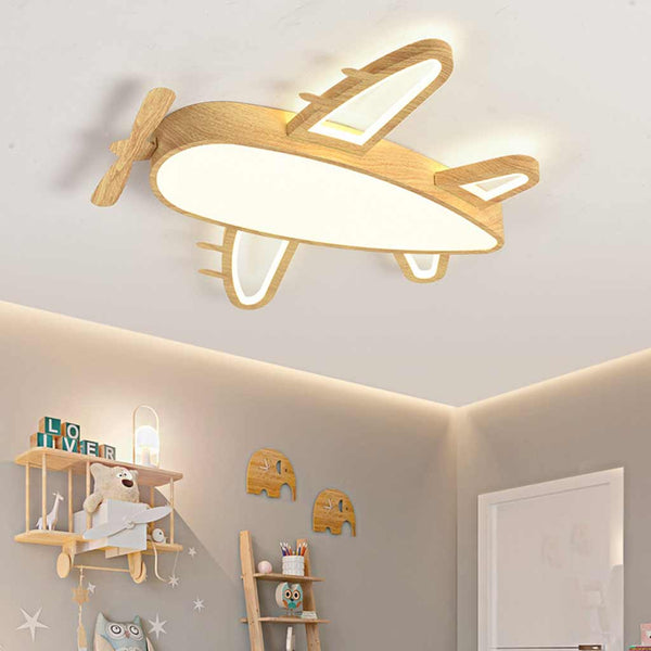 Flush Mount Ceiling Light Airplane LED for Kids Room