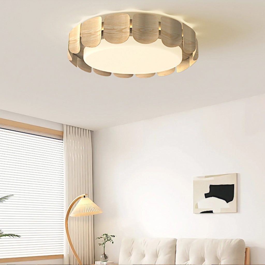 Flush Mount Ceiling Light Minimalist Round LED Dimmable
