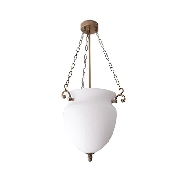 French Retro Glass Bud Chandelier