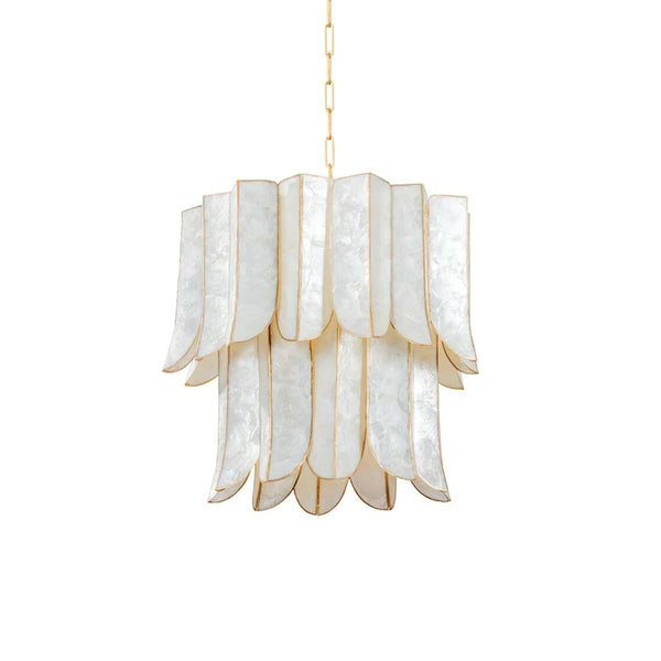 French Retro Shell Chandelier