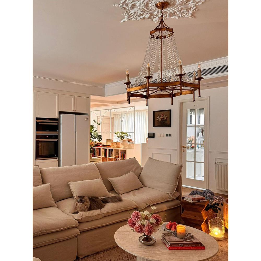 Zavela Postmodern Luxury Bead Crystal Chandelier