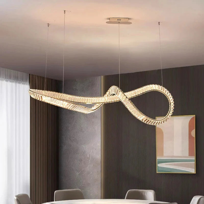 Gaia Kitchen Crystal Chandelier