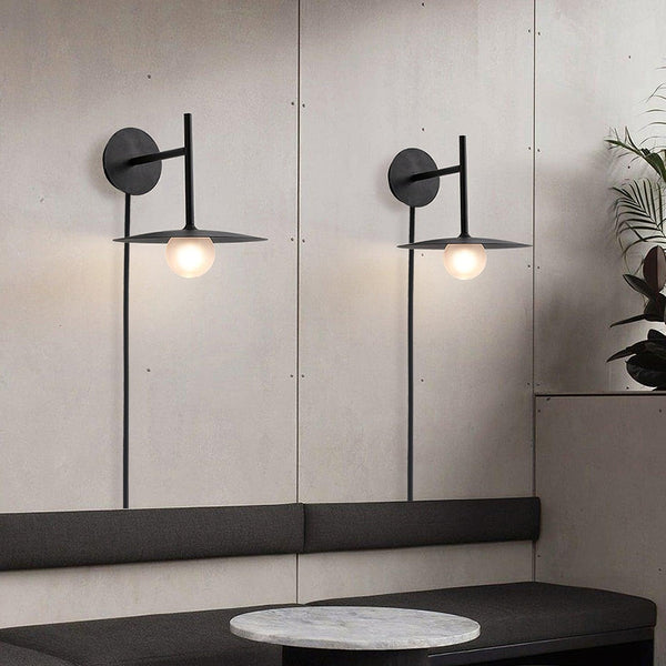Gea Iron Plug-In Wall Lamp