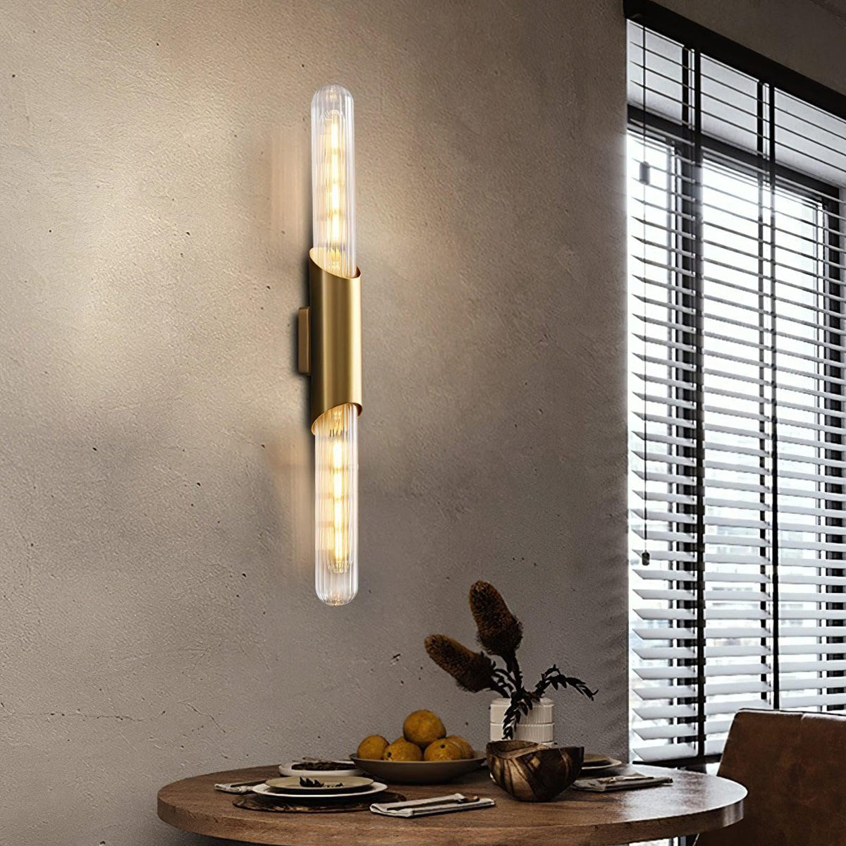 Alabaster Callisto Cylindrical Wall Lamp
