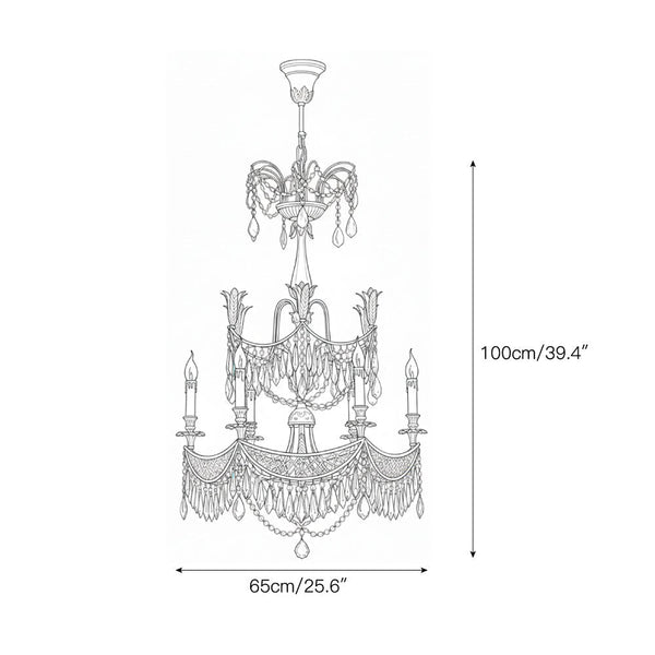 Genovese Crystal Chandelier