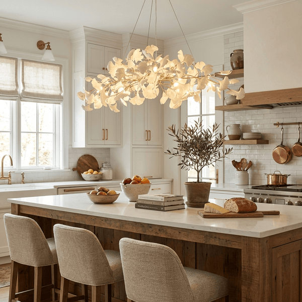 Gingko Plume Chandelier