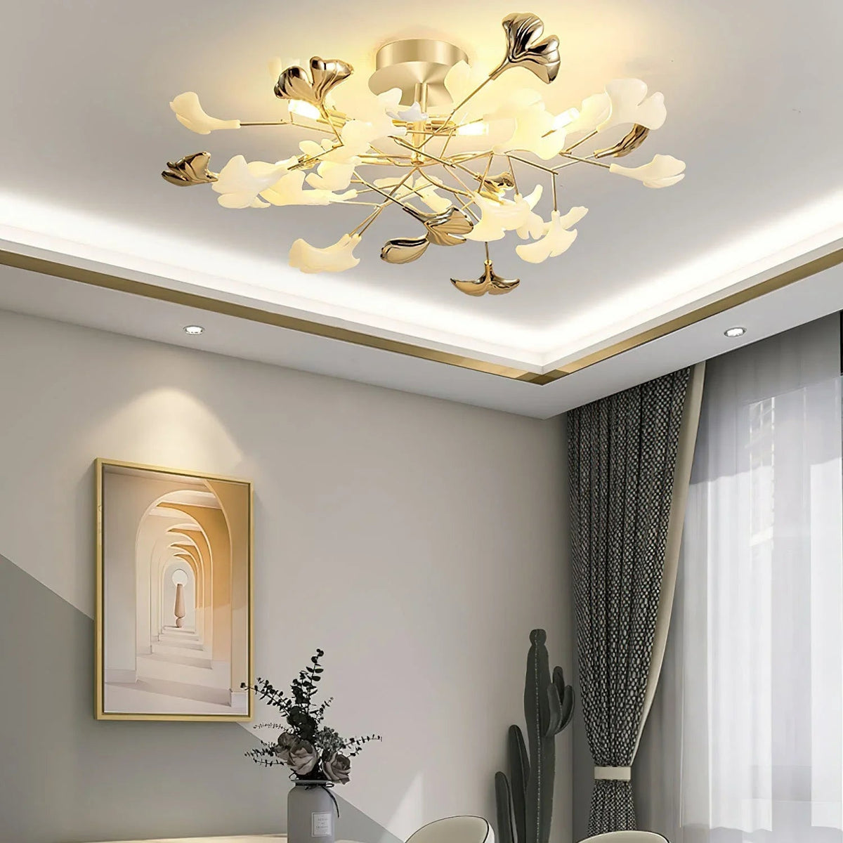 Gingko Rotating Ceiling Lamp