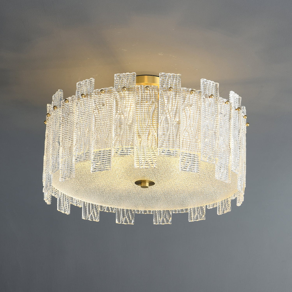 Glacier Cascade Ceiling Light