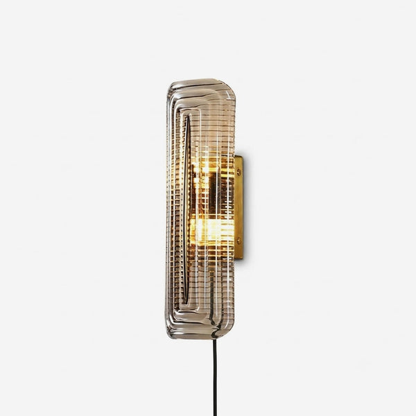 Linear Tube Glass Wall Sconce