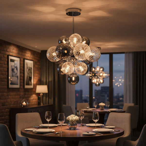 Glass Bubble Chandelier