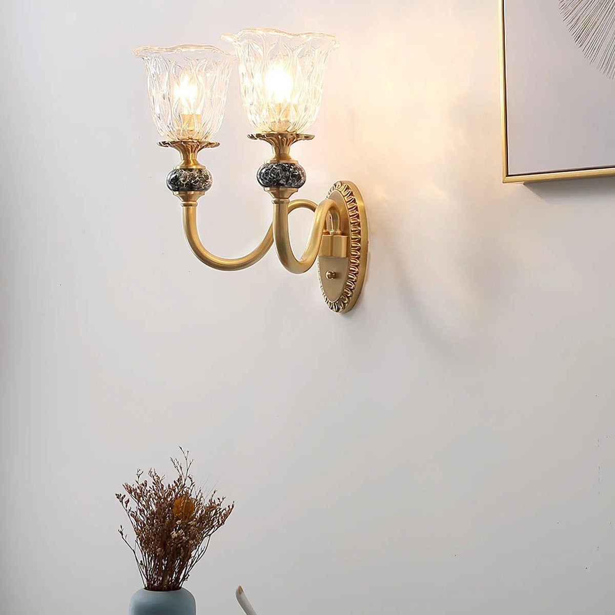 Glass Ceramic Wall Lamp